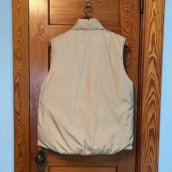 Lands end Reversible Down Puffer Vest Medium - Picture 4 of 4